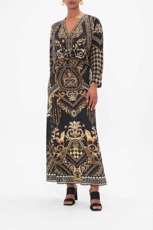 TWIST FRONT BATWING DRESS DUOMO DYNASTY sold by Camilla