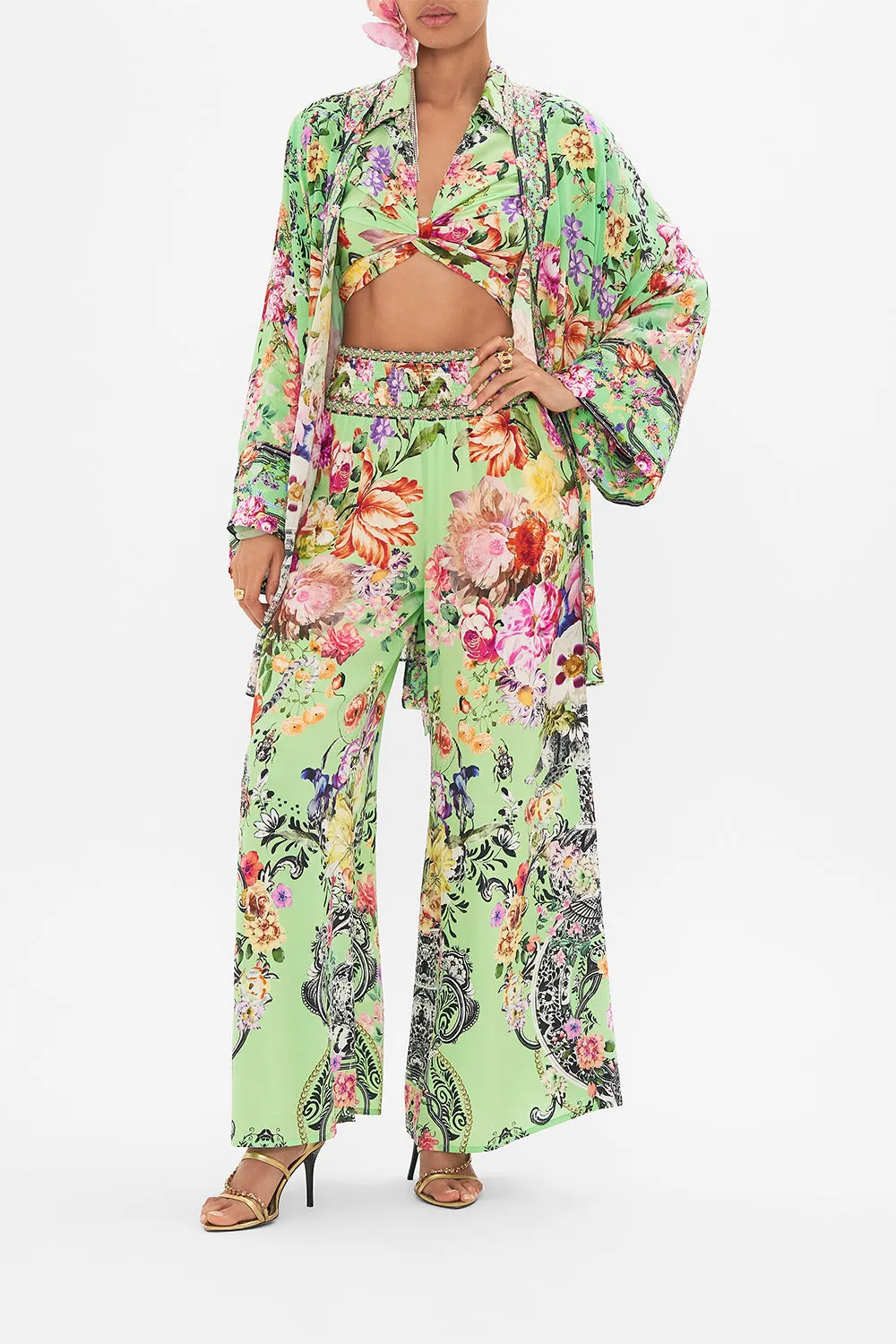 SHIRRED WAIST PANT PORCELAIN DREAM sold by Camilla product image thumbnail 5