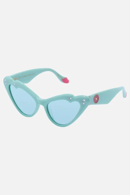 FLUTTERBY SUNGLASSES MINT made by Camilla