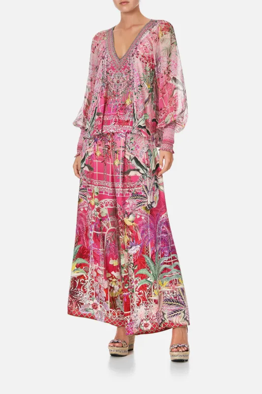 SHIRRED CUFF BLOUSE GLASSHOUSE ROMANCE sold by Camilla