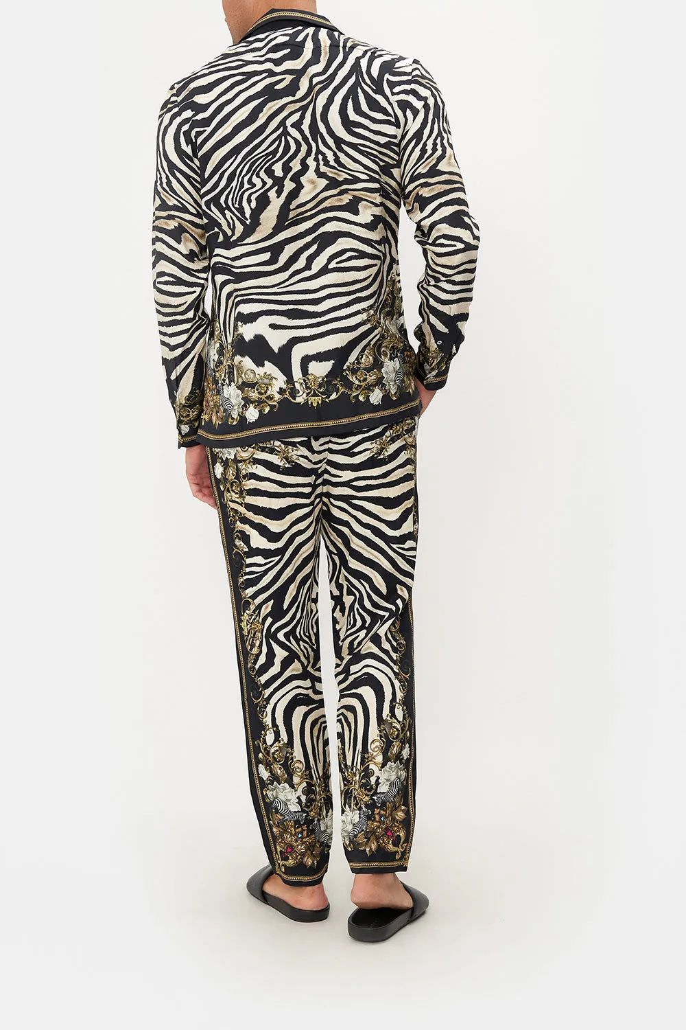 LONG SLEEVE CAMP COLLARED SHIRT EARN YOUR STRIPES sold by Camilla product image thumbnail 2