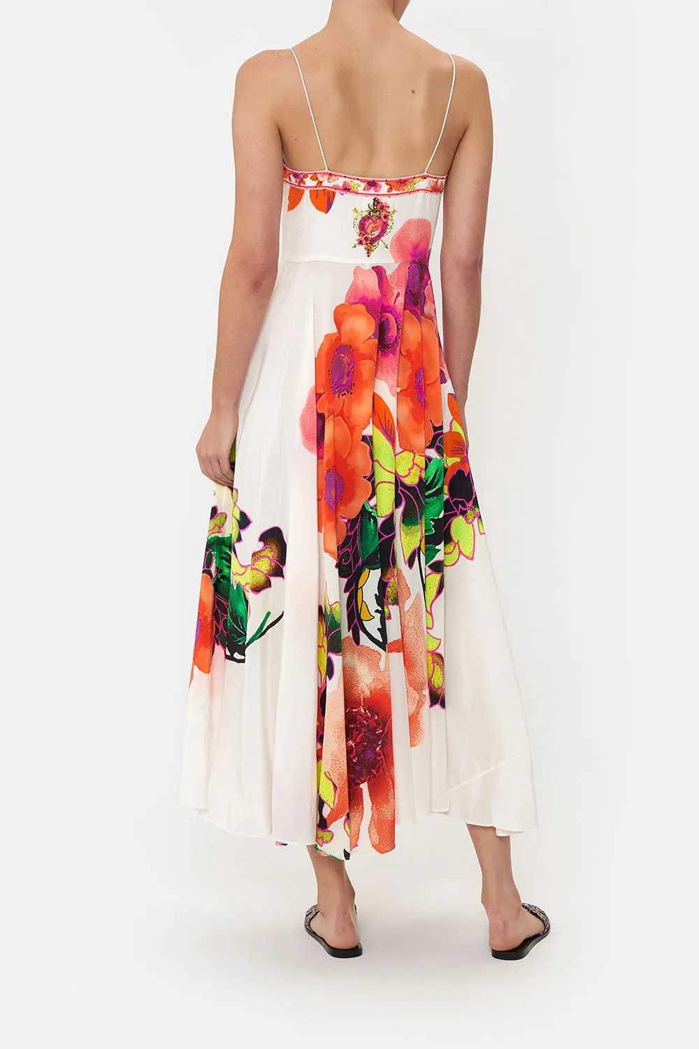 LONG DRESS WITH TIE FRONT PRETTY AS A POPPY sold by Camilla product image thumbnail 2