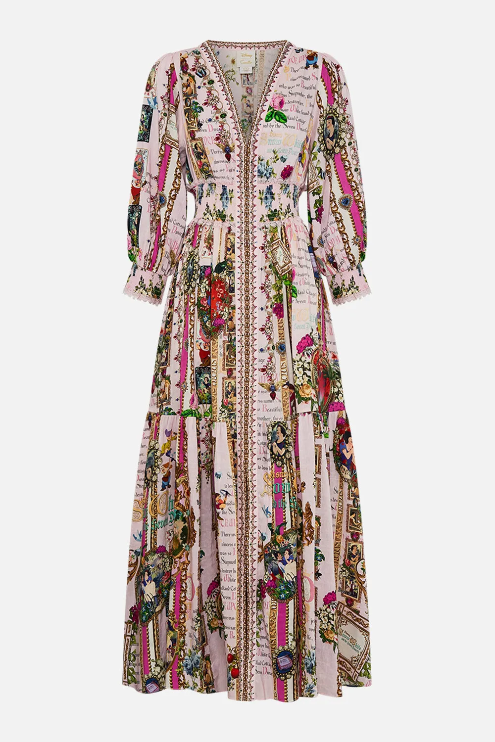 SHIRRED WAISTBAND LONG DRESS MY SWEET SNOW WHITE sold by Camilla product image thumbnail 3