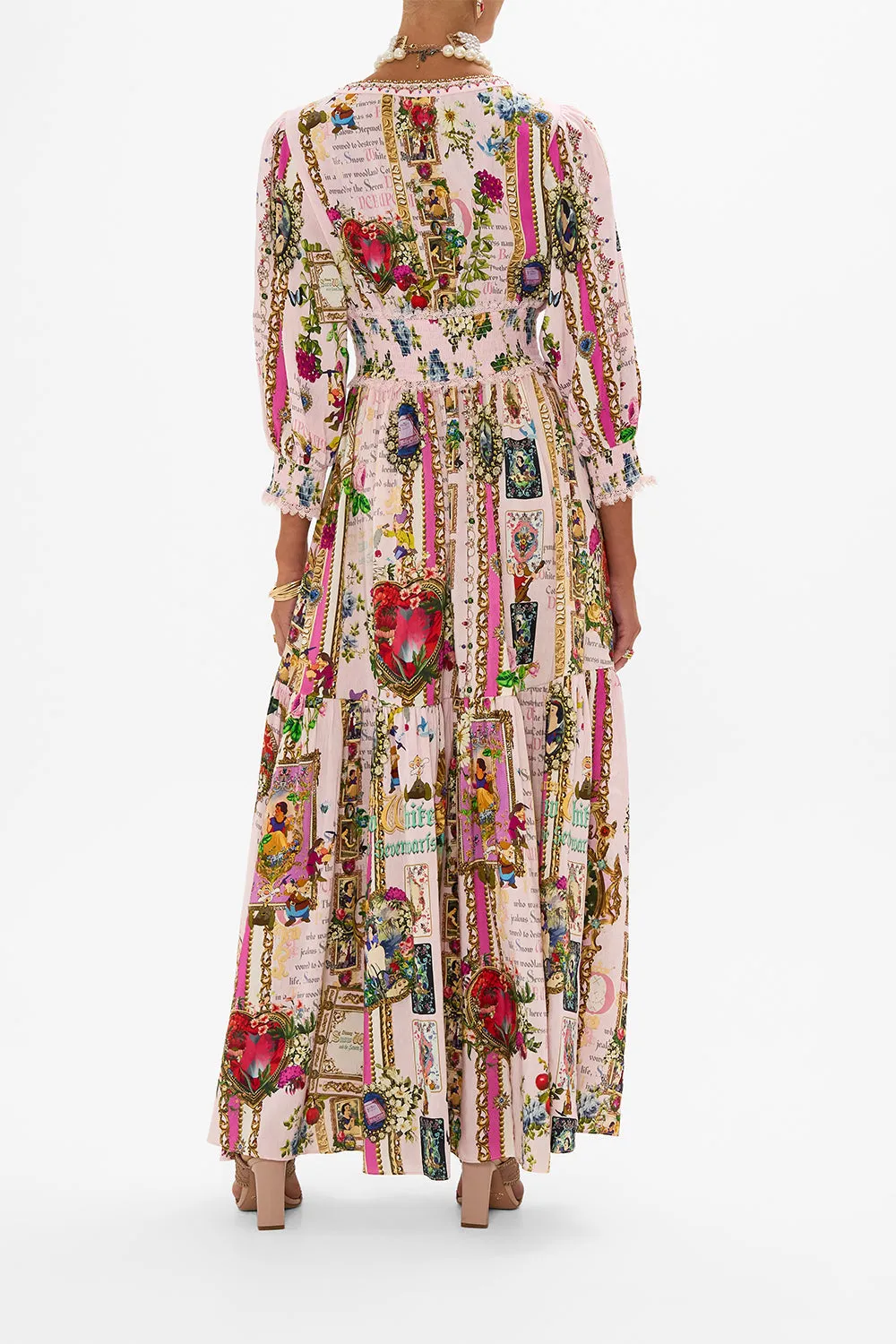 SHIRRED WAISTBAND LONG DRESS MY SWEET SNOW WHITE sold by Camilla product image thumbnail 2