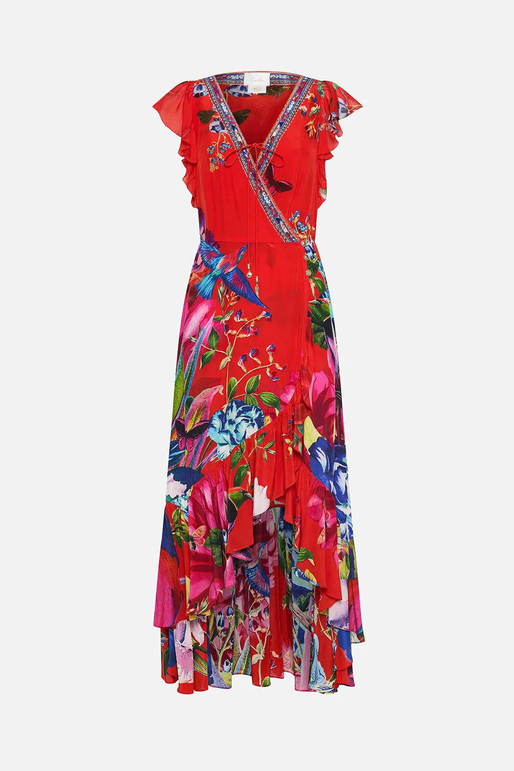 RUFFLE WRAP DRESS BIRDS OF A FEATHER sold by Camilla product image thumbnail 3