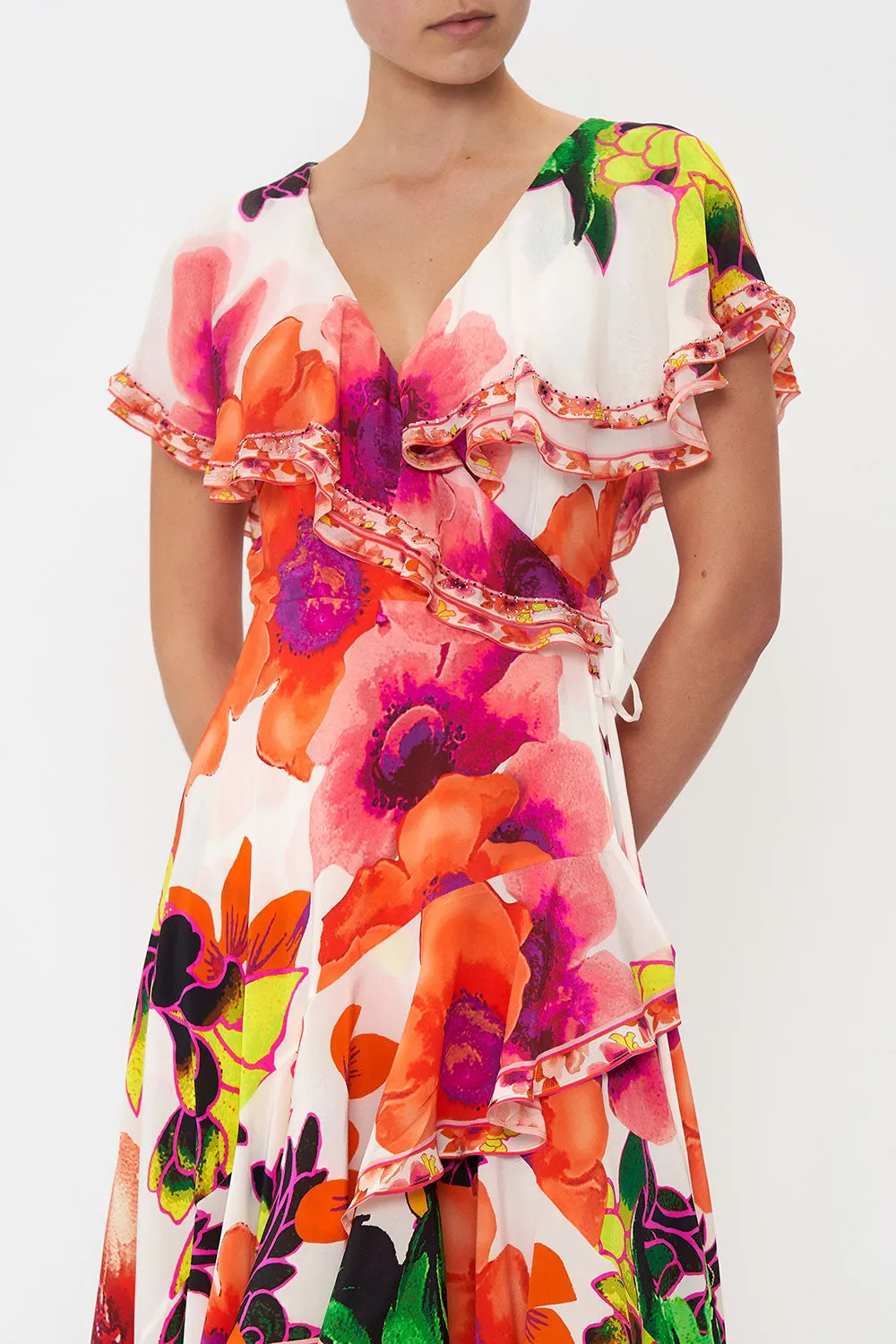 FRILL SLEEVE LONG DRESS PRETTY AS A POPPY sold by Camilla product image thumbnail 5