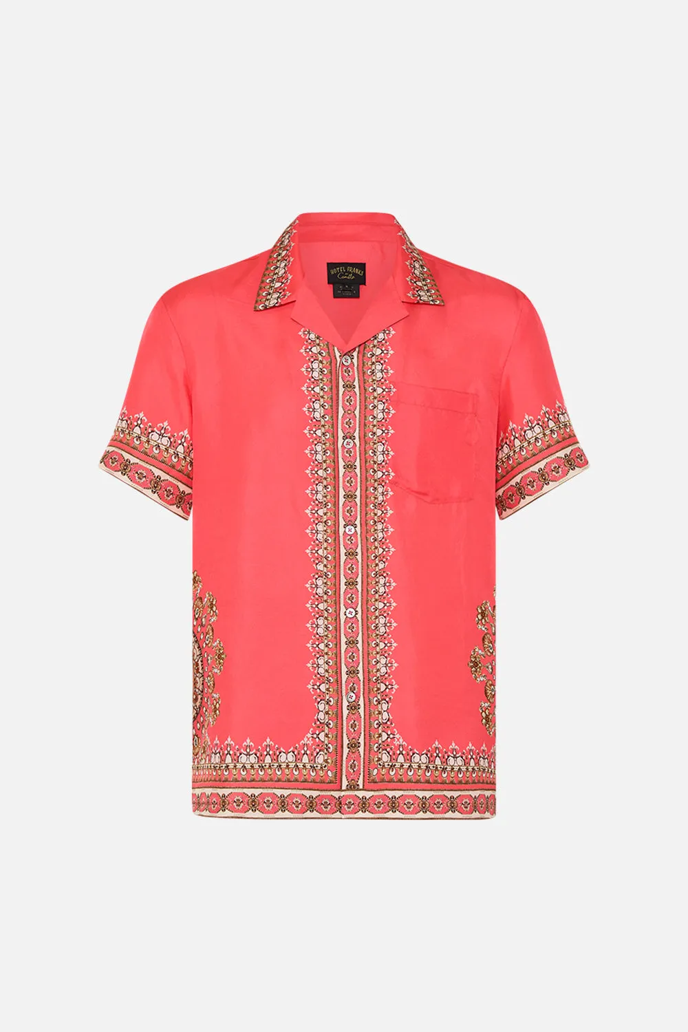 SHORT SLEEVE CAMP COLLARED SHIRT SHELL GAMES sold by Camilla product image thumbnail 3