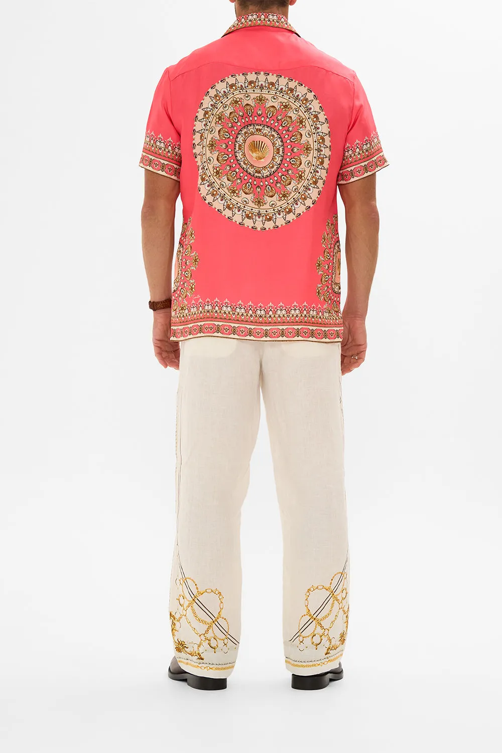 SHORT SLEEVE CAMP COLLARED SHIRT SHELL GAMES sold by Camilla product image thumbnail 2