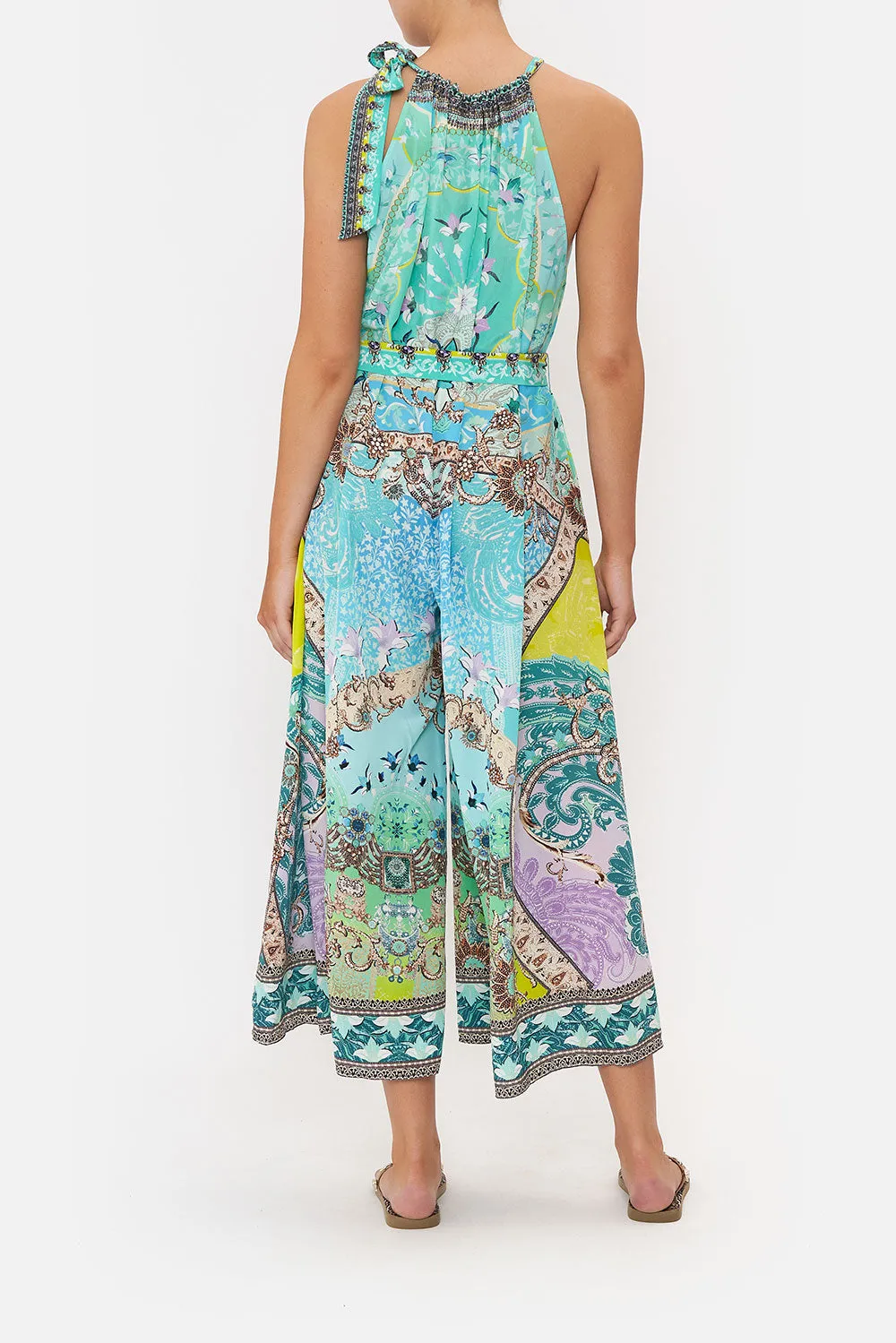 DRAWSTRING NECK JUMPSUIT TURN BACK TIME sold by Camilla product image thumbnail 2