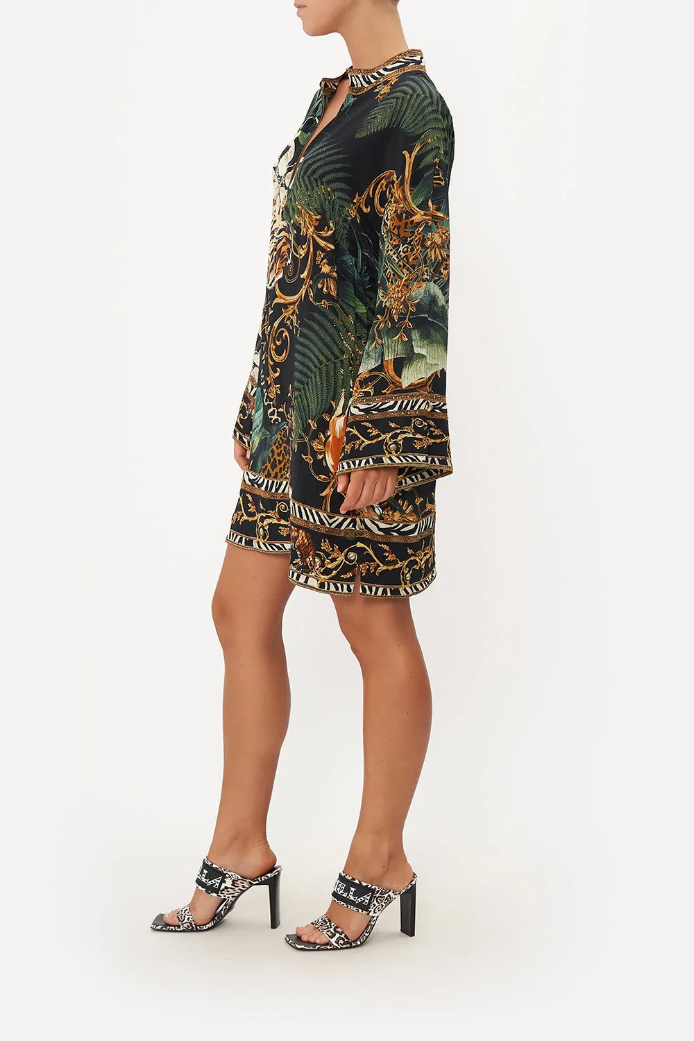 ZIP FRONT SHIRT DRESS EASY TIGER sold by Camilla product image thumbnail 4