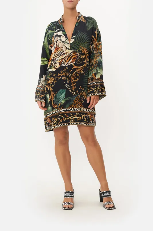 ZIP FRONT SHIRT DRESS EASY TIGER sold by Camilla