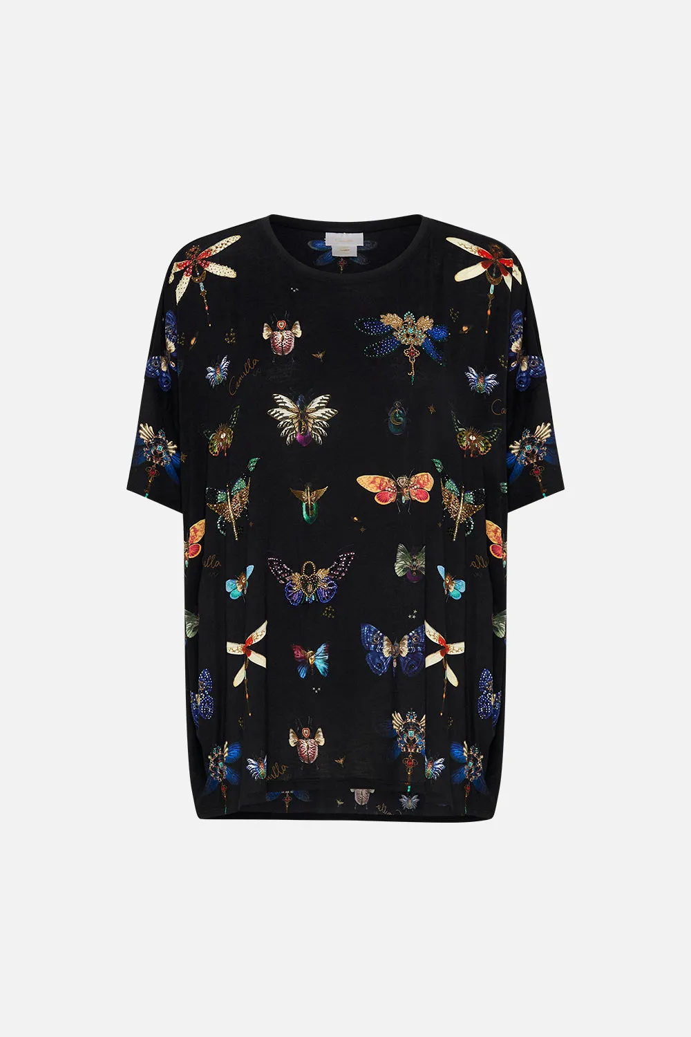 RELAXED FIT DROP SHOULDER TEE FLUTTER BY sold by Camilla product image thumbnail 3