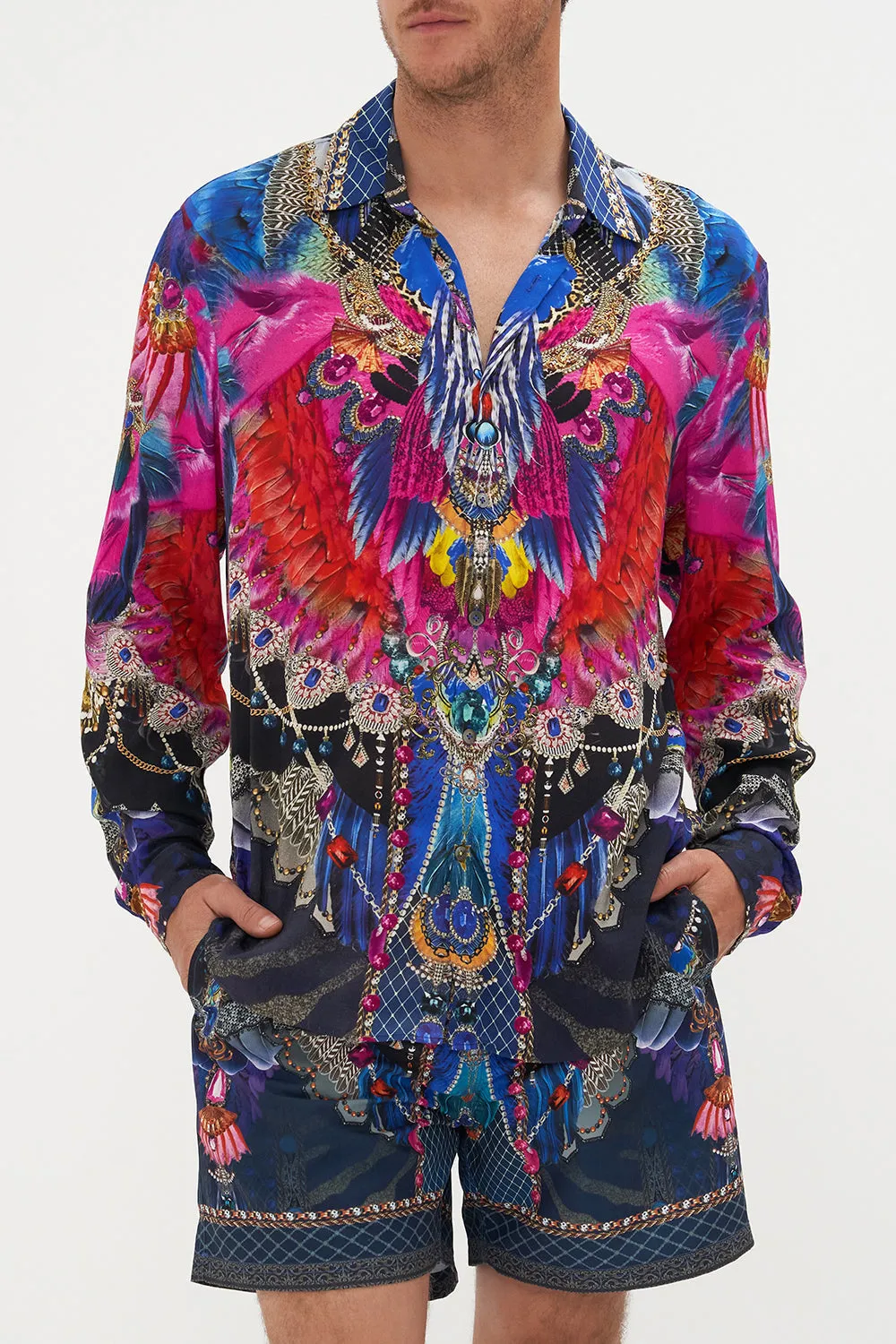 COLLARED LONG SLEEVE SHIRT DANCING WITH DESTINY sold by Camilla product image thumbnail 5