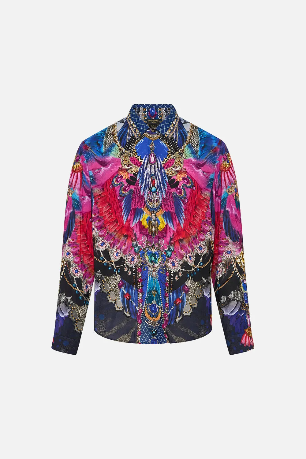 COLLARED LONG SLEEVE SHIRT DANCING WITH DESTINY sold by Camilla product image thumbnail 3