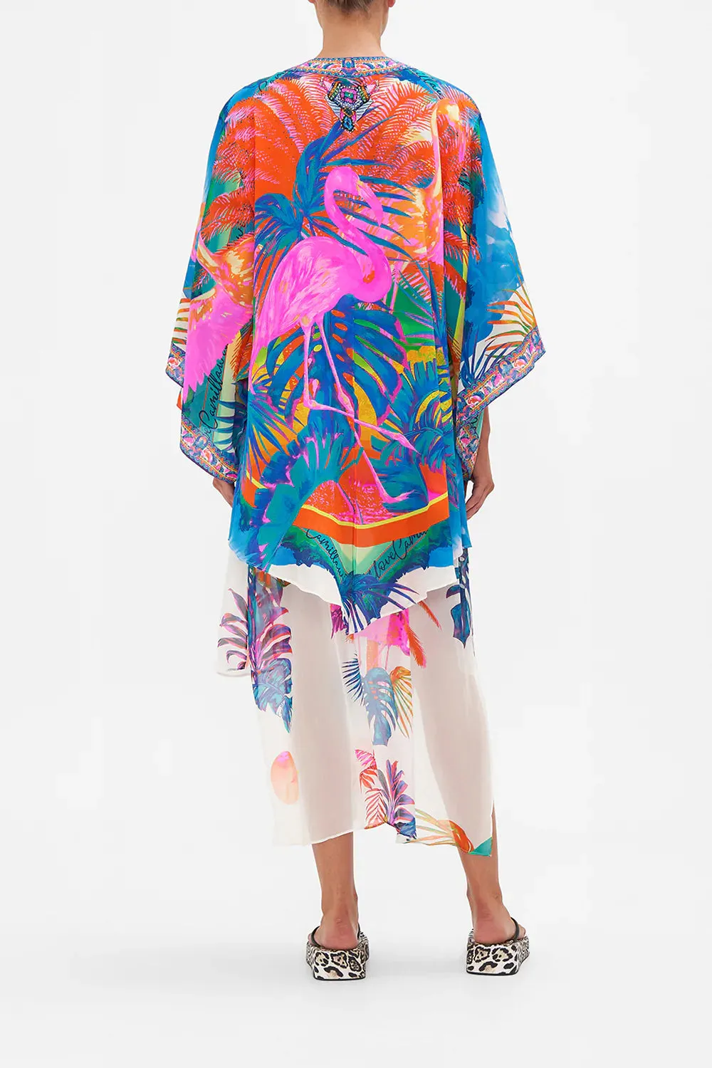 KIMONO WITH LONG UNDERLAYER FLAMENCO FLAMINGO sold by Camilla product image thumbnail 2