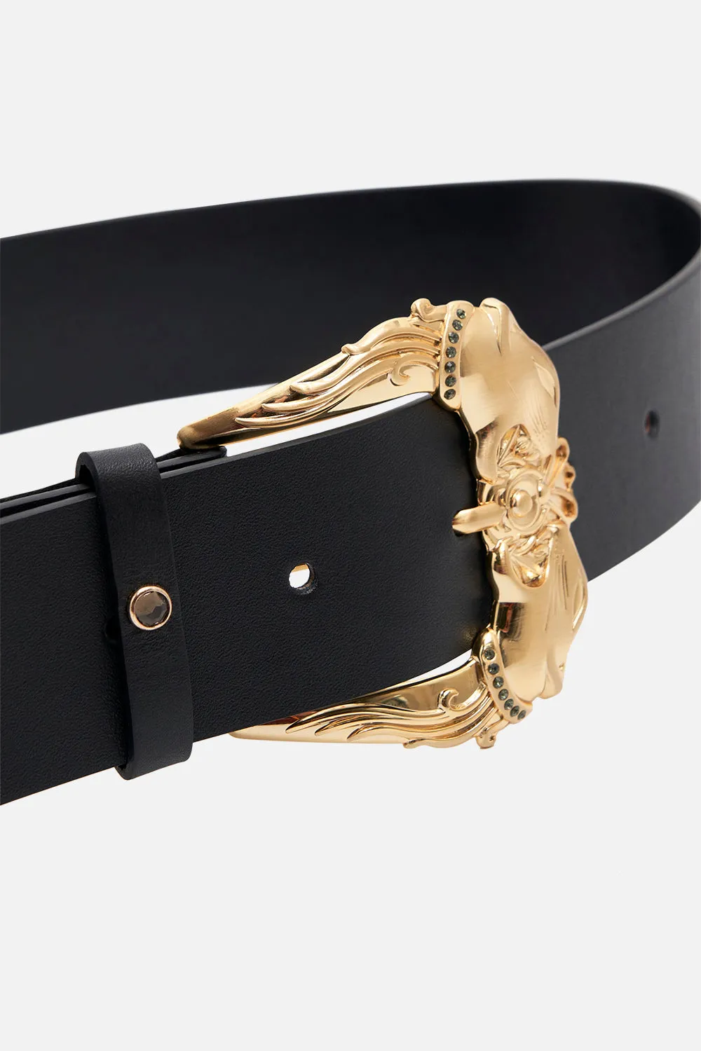 BUCKLE BELT SOLID BLACK sold by Camilla product image thumbnail 2