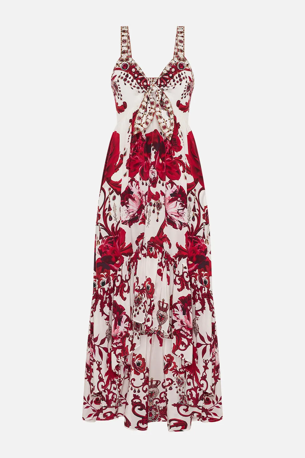 TIE FRONT HIGH LOW DRESS CROWN OF THORNS sold by Camilla product image thumbnail 3