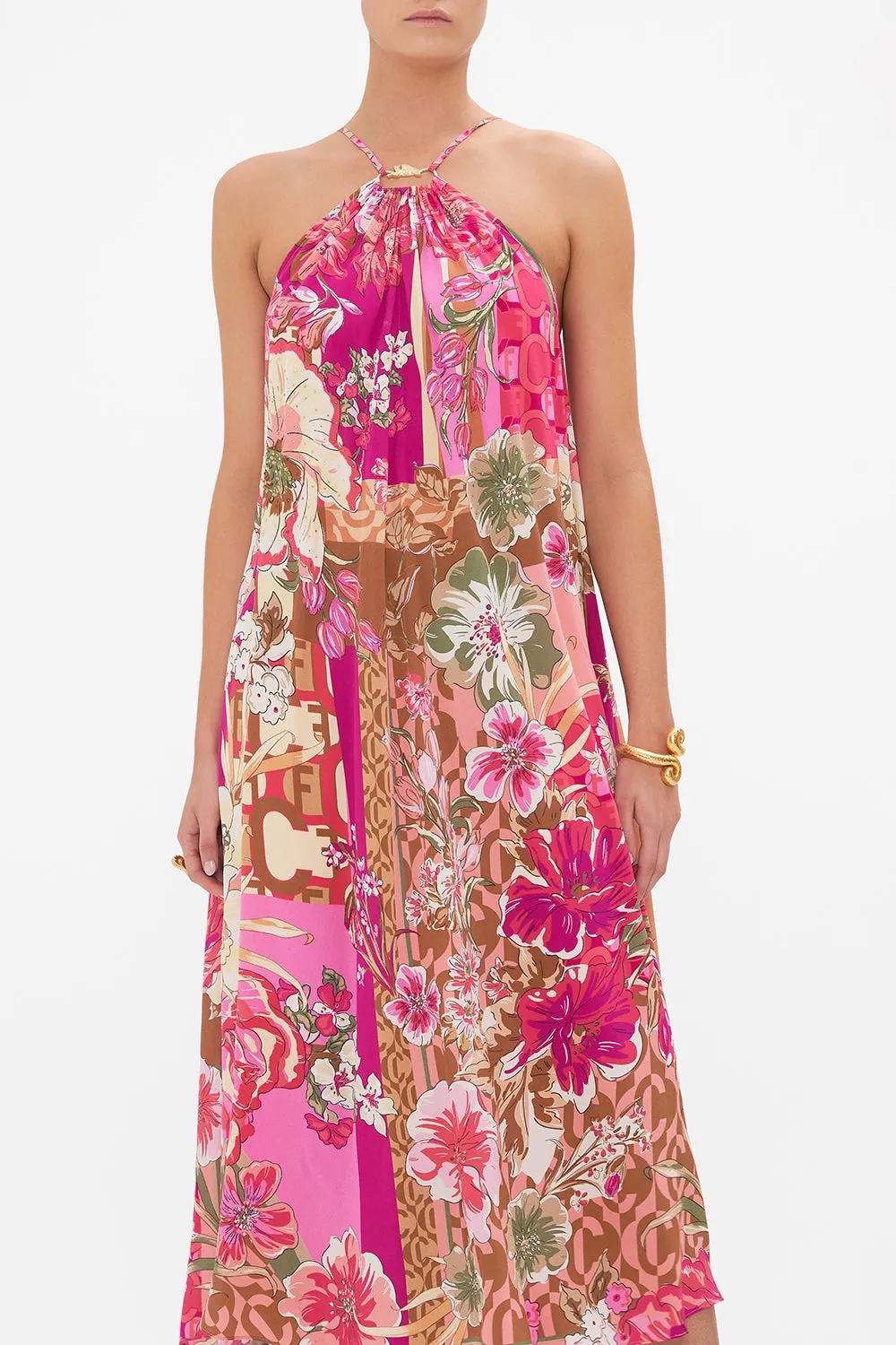 GATHER NECK HALTER MAXI DRESS A GIRL NAMED FLORENCE sold by Camilla product image thumbnail 5