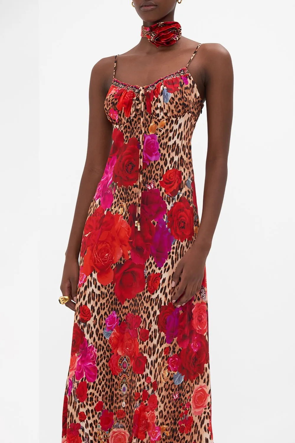 GATHERED BODICE BIAS DRESS HEART LIKE A WILDFLOWER sold by Camilla product image thumbnail 5