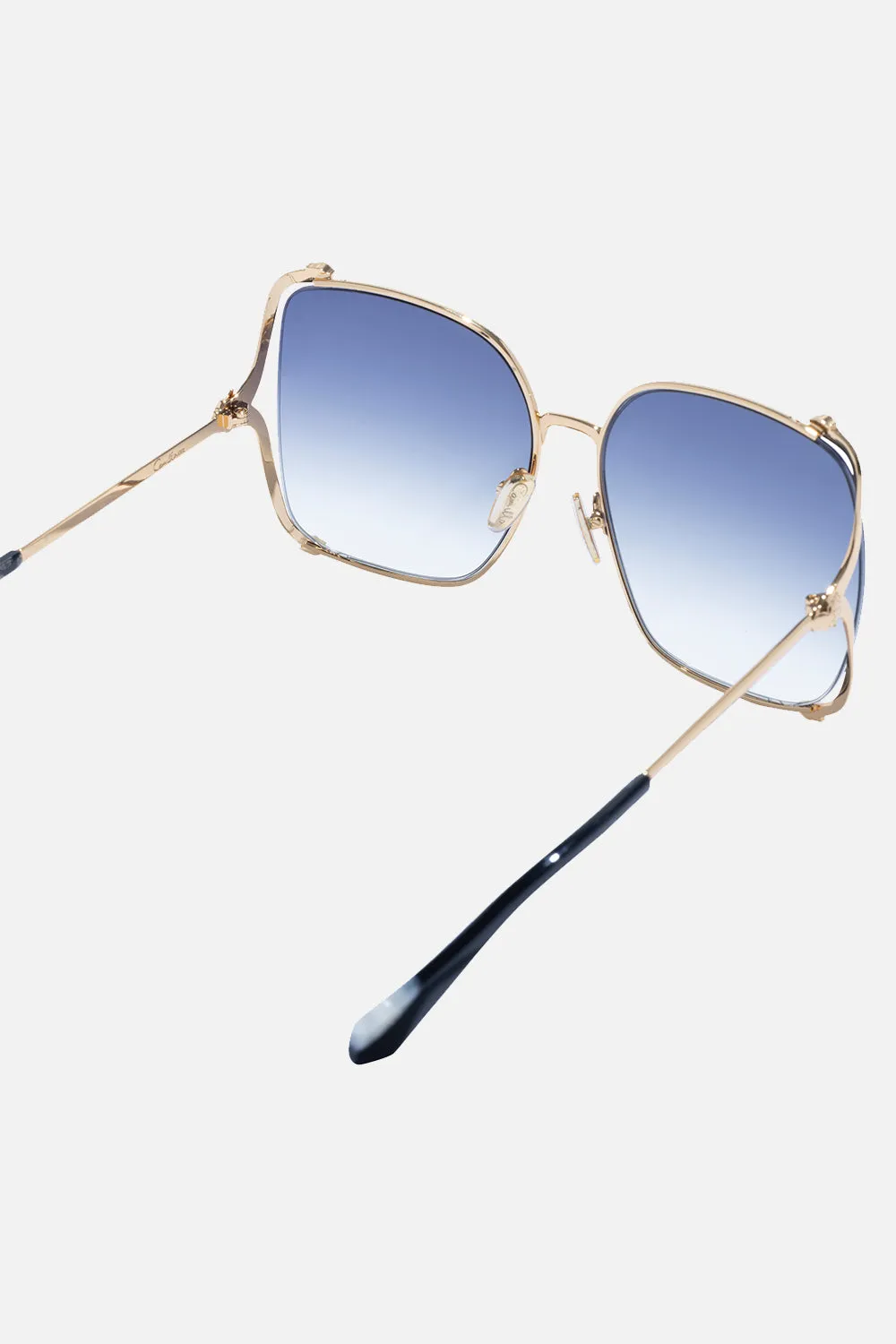 TOO GLAM TO GIVE A DAM SUNGLASSES GOLD / BLACK sold by Camilla product image thumbnail 3