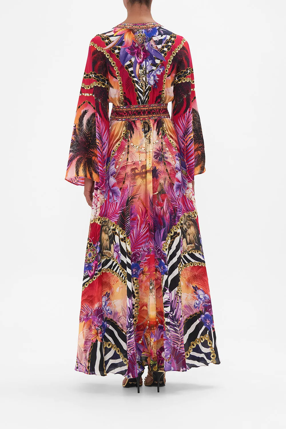 KIMONO SLEEVE DRESS WITH SHIRRING DETAIL WILD LOVING sold by Camilla product image thumbnail 2