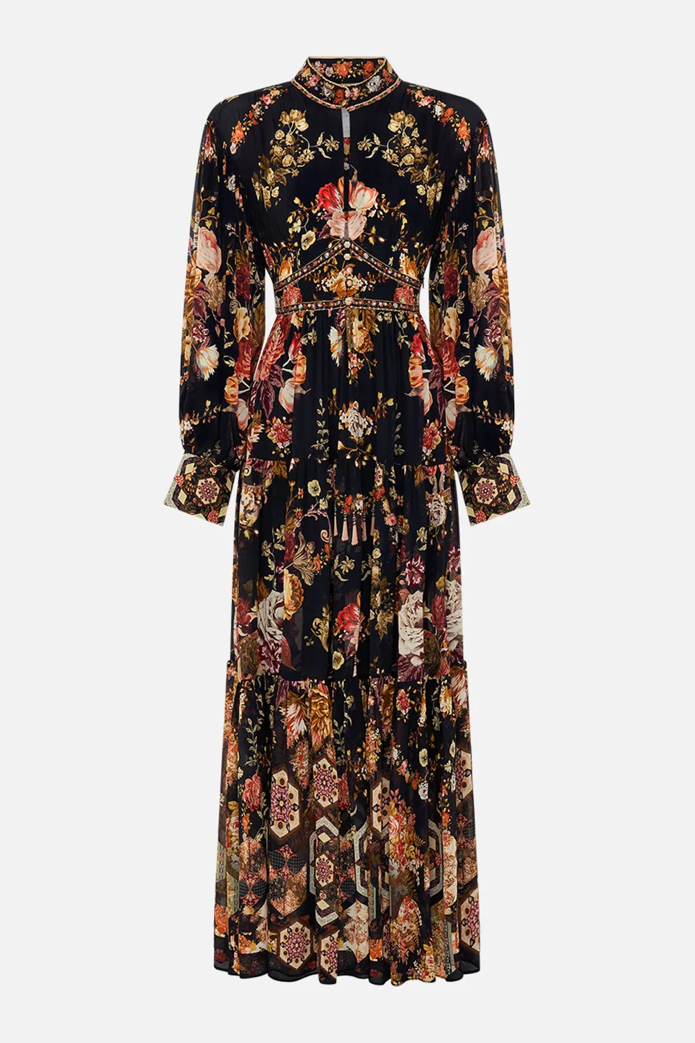 SHAPED WAISTBAND DRESS WITH TIERED SKIRT STITCHED IN TIME sold by Camilla product image thumbnail 3