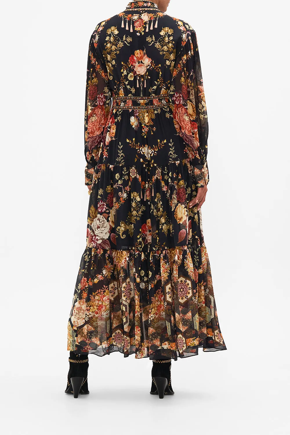 SHAPED WAISTBAND DRESS WITH TIERED SKIRT STITCHED IN TIME sold by Camilla product image thumbnail 2