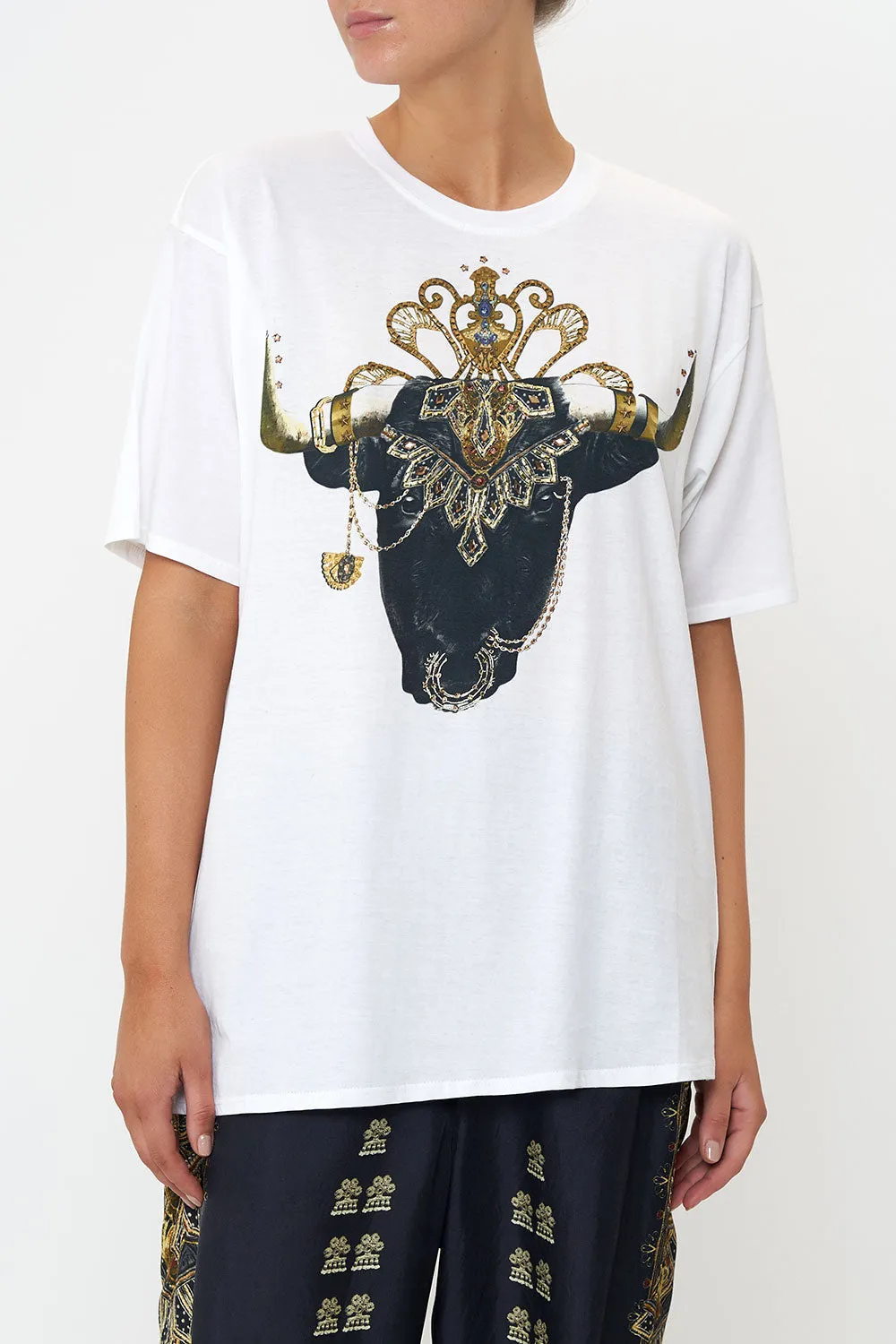 OVERSIZE BAND TEE ITS ALL OVER TORERO sold by Camilla product image thumbnail 5