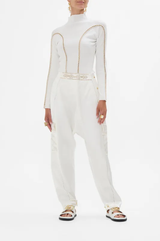 HAREM PANT WITH SIDE SNAPS VALLEY OF THE QUEENS sold by Camilla