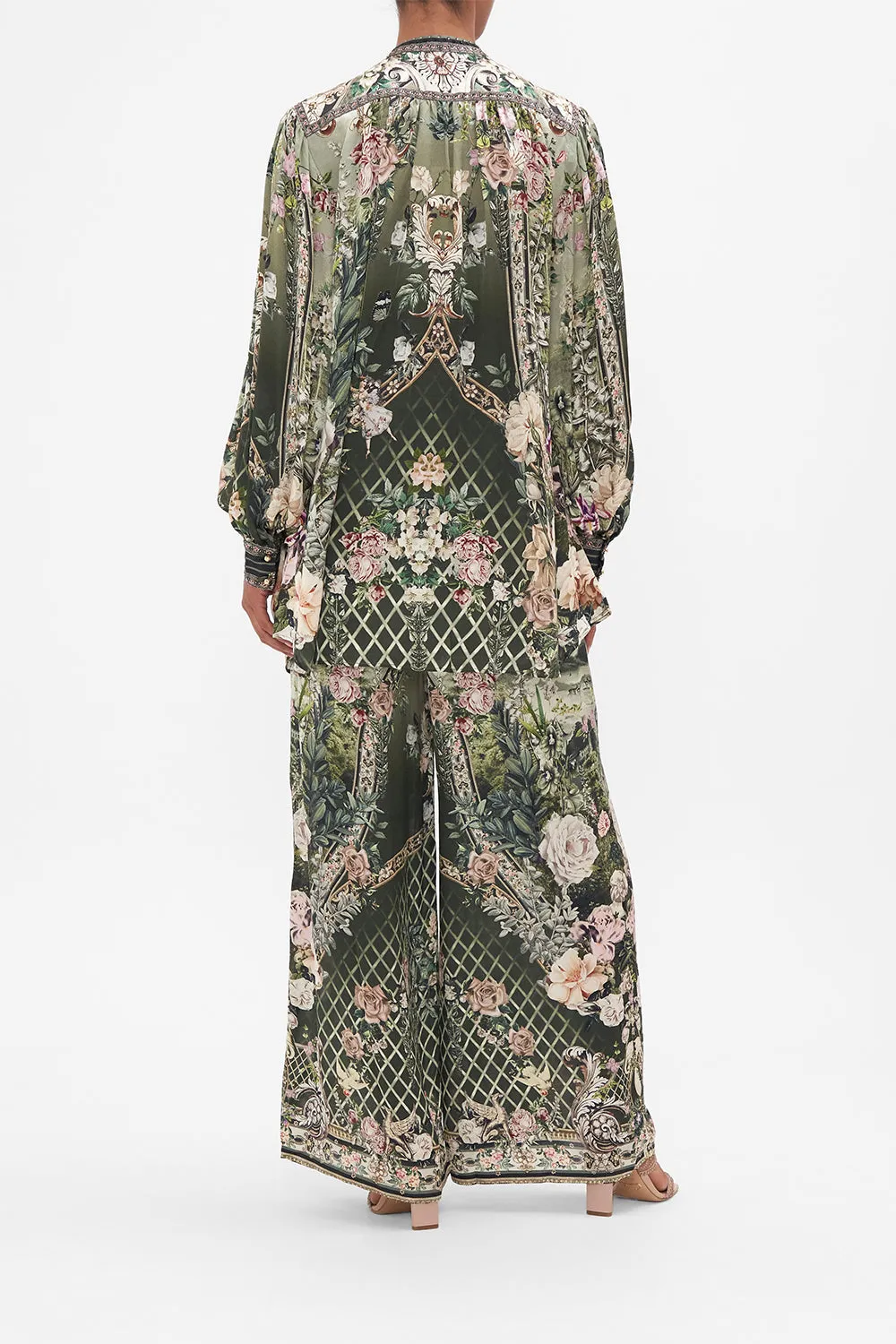 BLOUSON SLEEVE BLOUSE WITH YOKE GARDEN OF GOOD FORTUNE sold by Camilla product image thumbnail 2