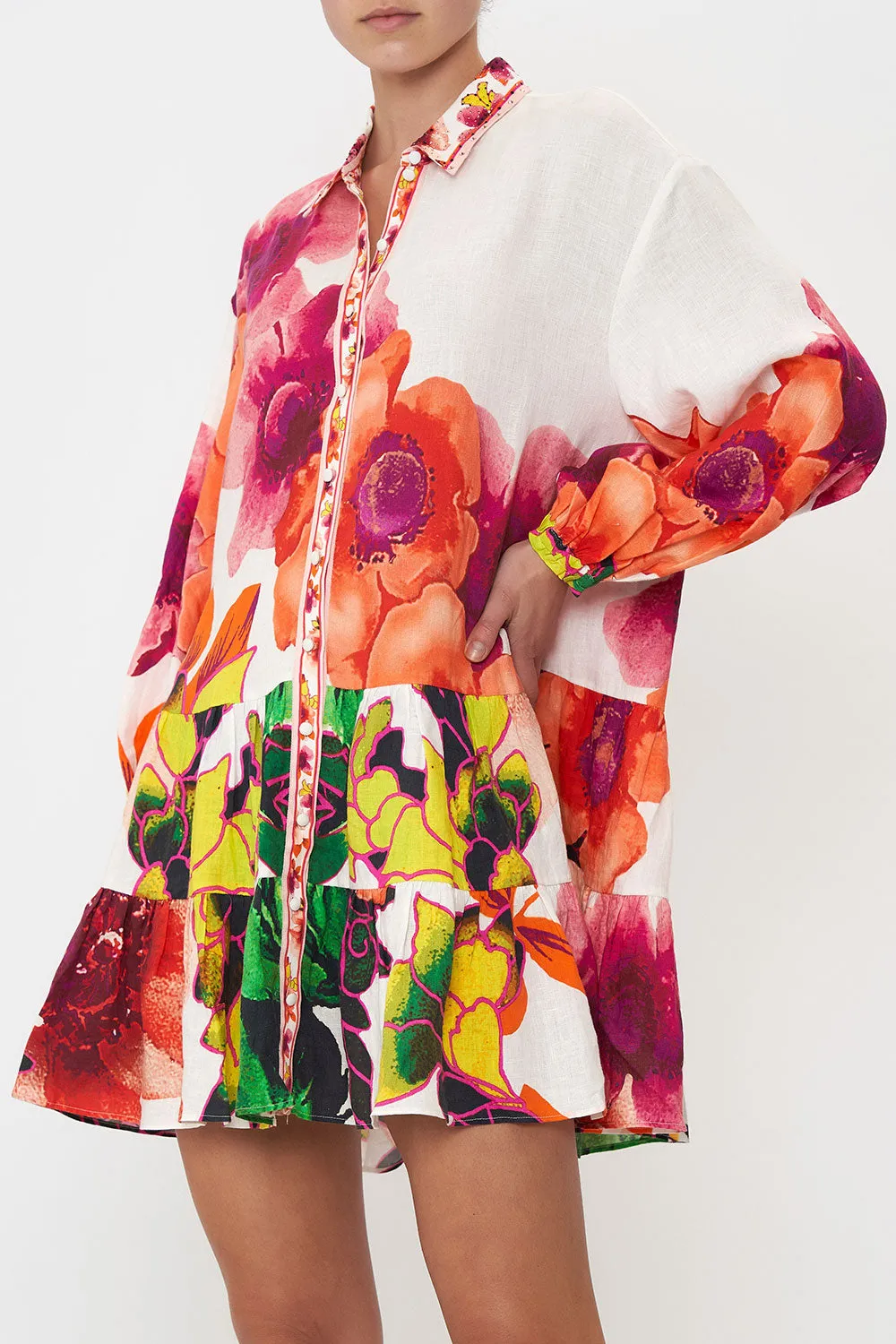 TIERED SHIRT DRESS PRETTY AS A POPPY sold by Camilla product image thumbnail 5