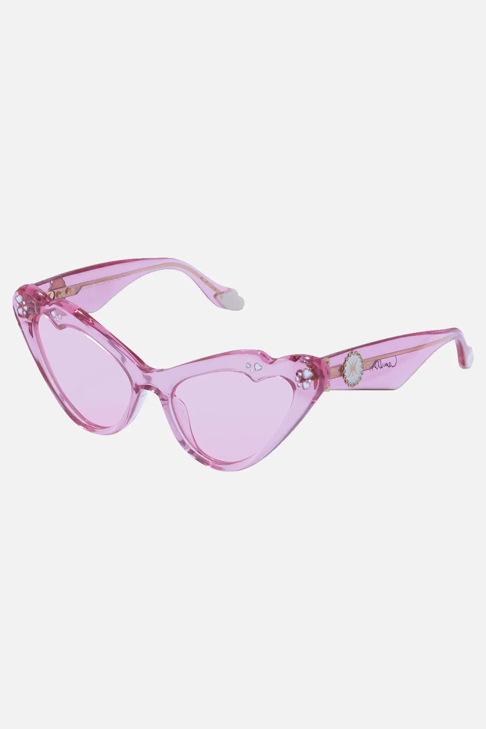 FLUTTERBY SUNGLASSES PINK LEMONADE sold by Camilla