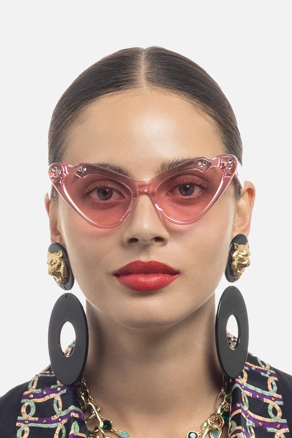 FLUTTERBY SUNGLASSES PINK LEMONADE sold by Camilla product image thumbnail 4