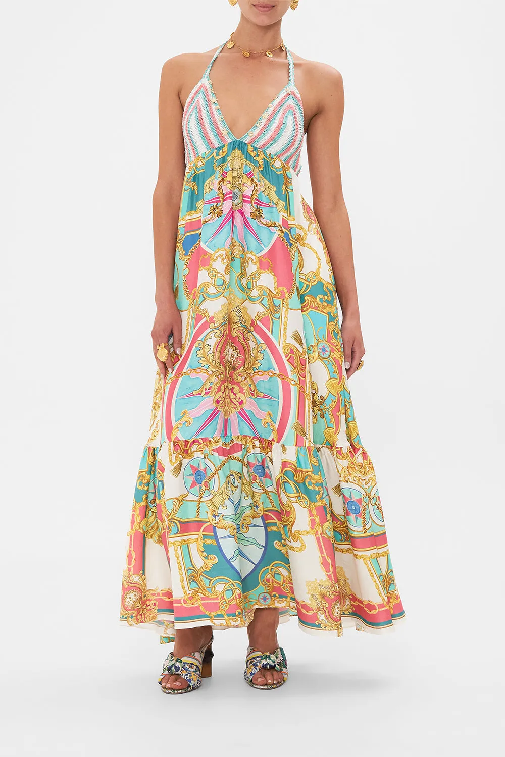 LONG DRESS WITH CROCHET BRA SAIL AWAY WITH ME sold by Camilla