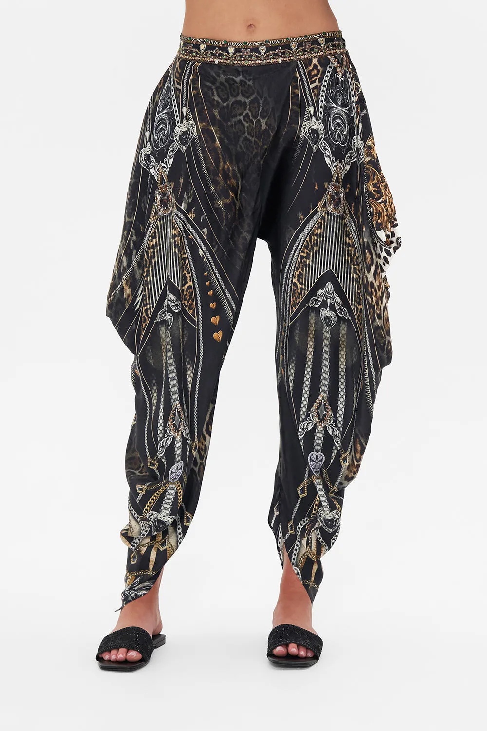 DRAPED SIDE PANT CHAOS IN THE COSMOS sold by Camilla product image thumbnail 5
