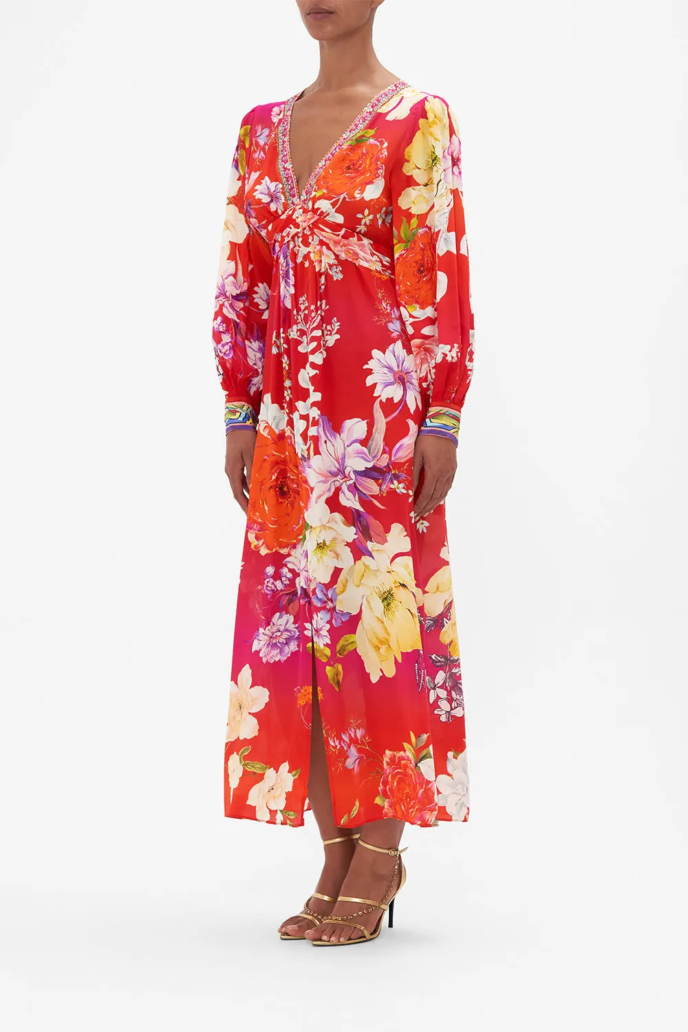 TWIST FRONT LONG DRESS KISS AND TELL sold by Camilla product image thumbnail 2