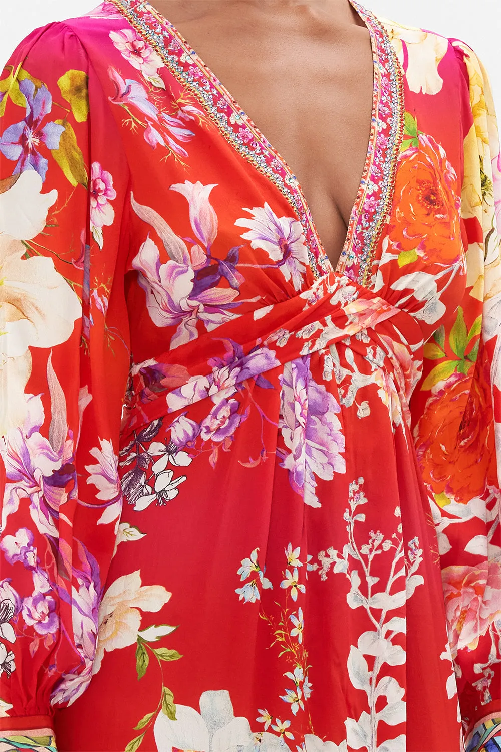 TWIST FRONT LONG DRESS KISS AND TELL sold by Camilla product image thumbnail 5