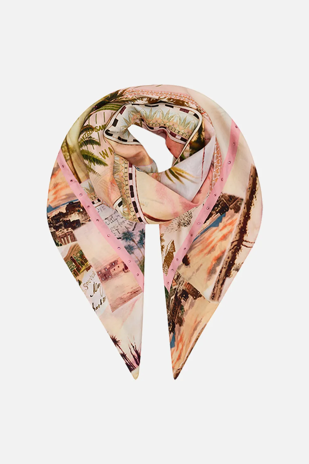 LARGE SQUARE SCARF MILLAS GOT MAIL sold by Camilla