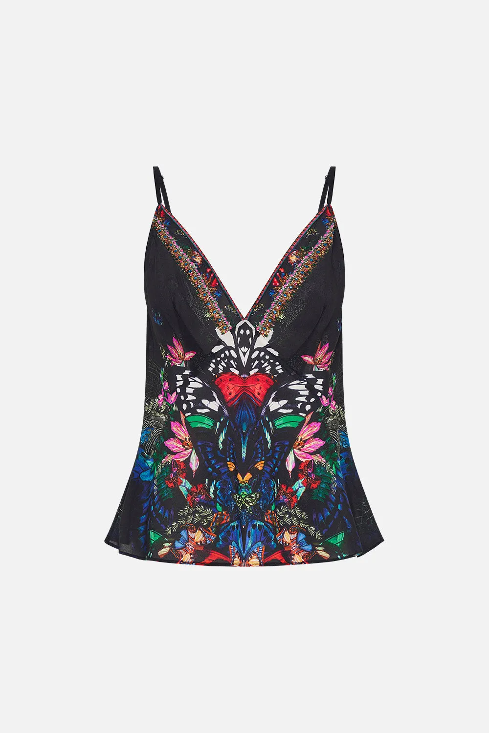 V NECK CAMI FLUTTER BY sold by Camilla product image thumbnail 3