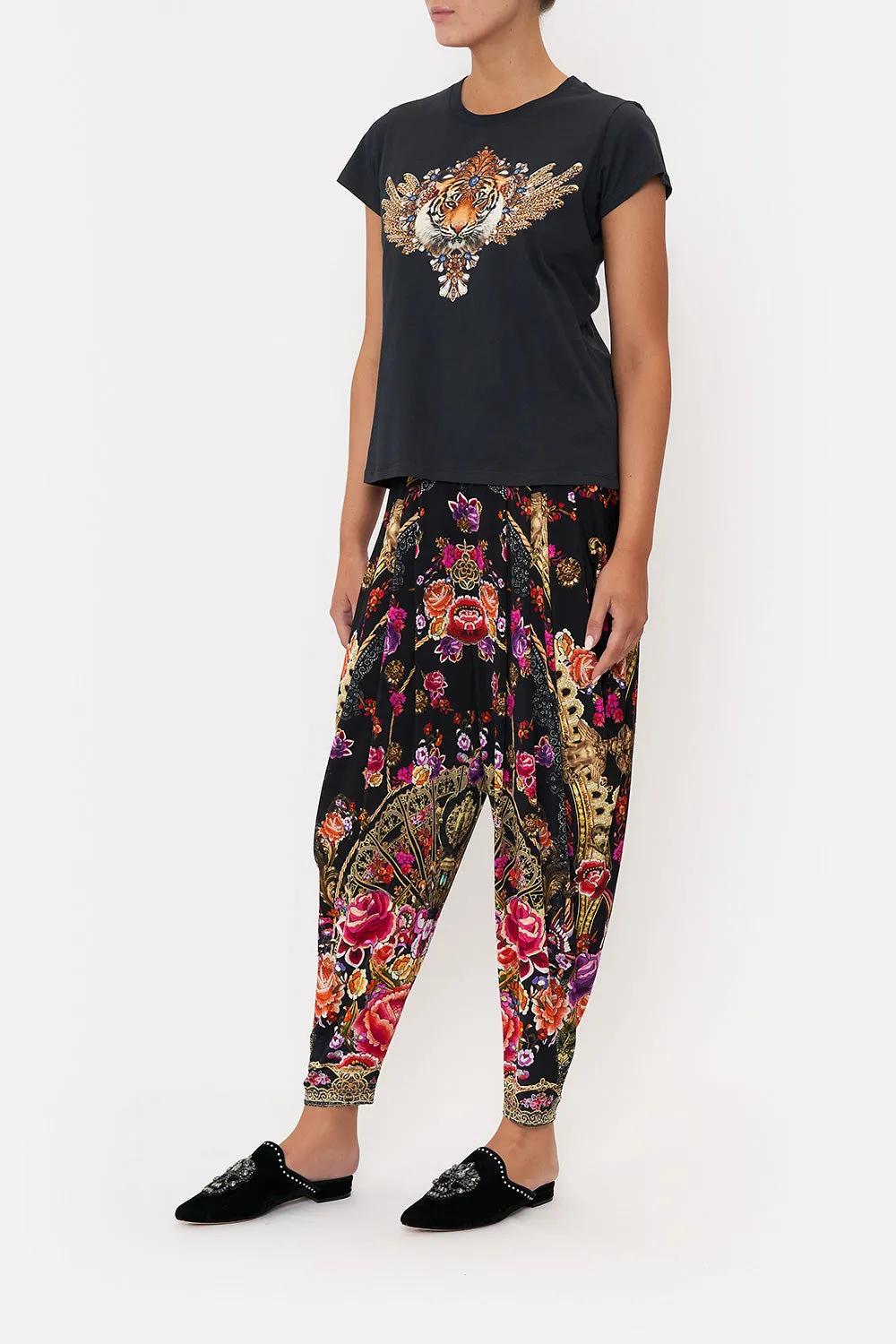 SLIM FIT ROUND NECK T-SHIRT DANCE WITH DUENDE sold by Camilla product image thumbnail 4