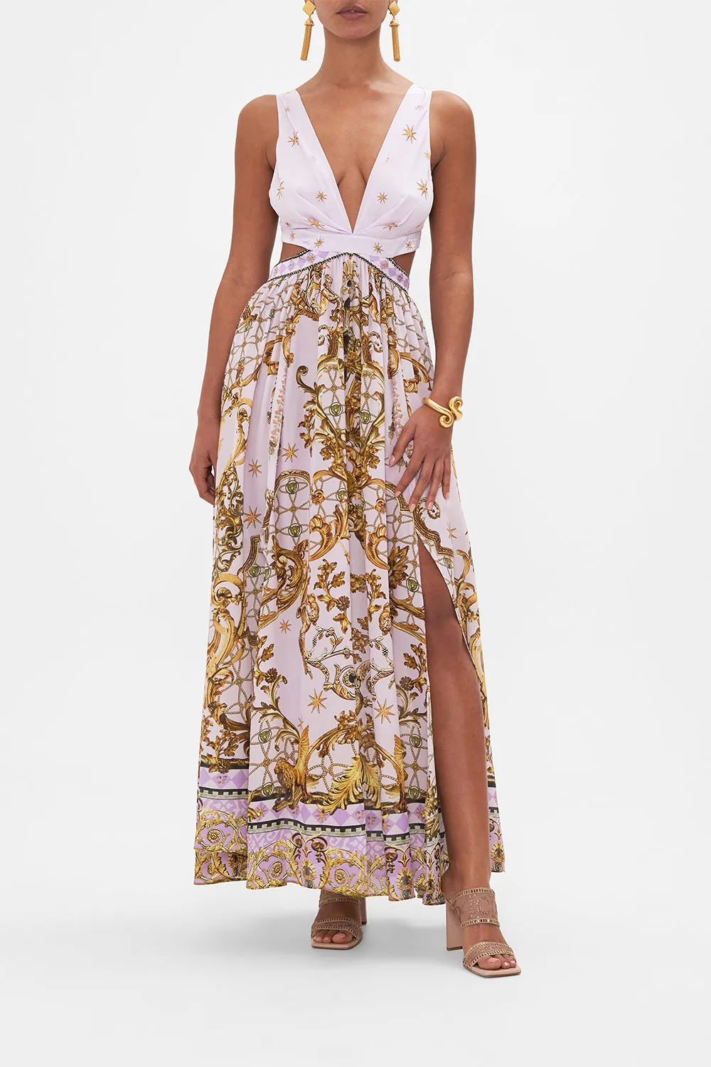 CUT OUT BACK DRESS LAVENDER EVER AFTER sold by Camilla