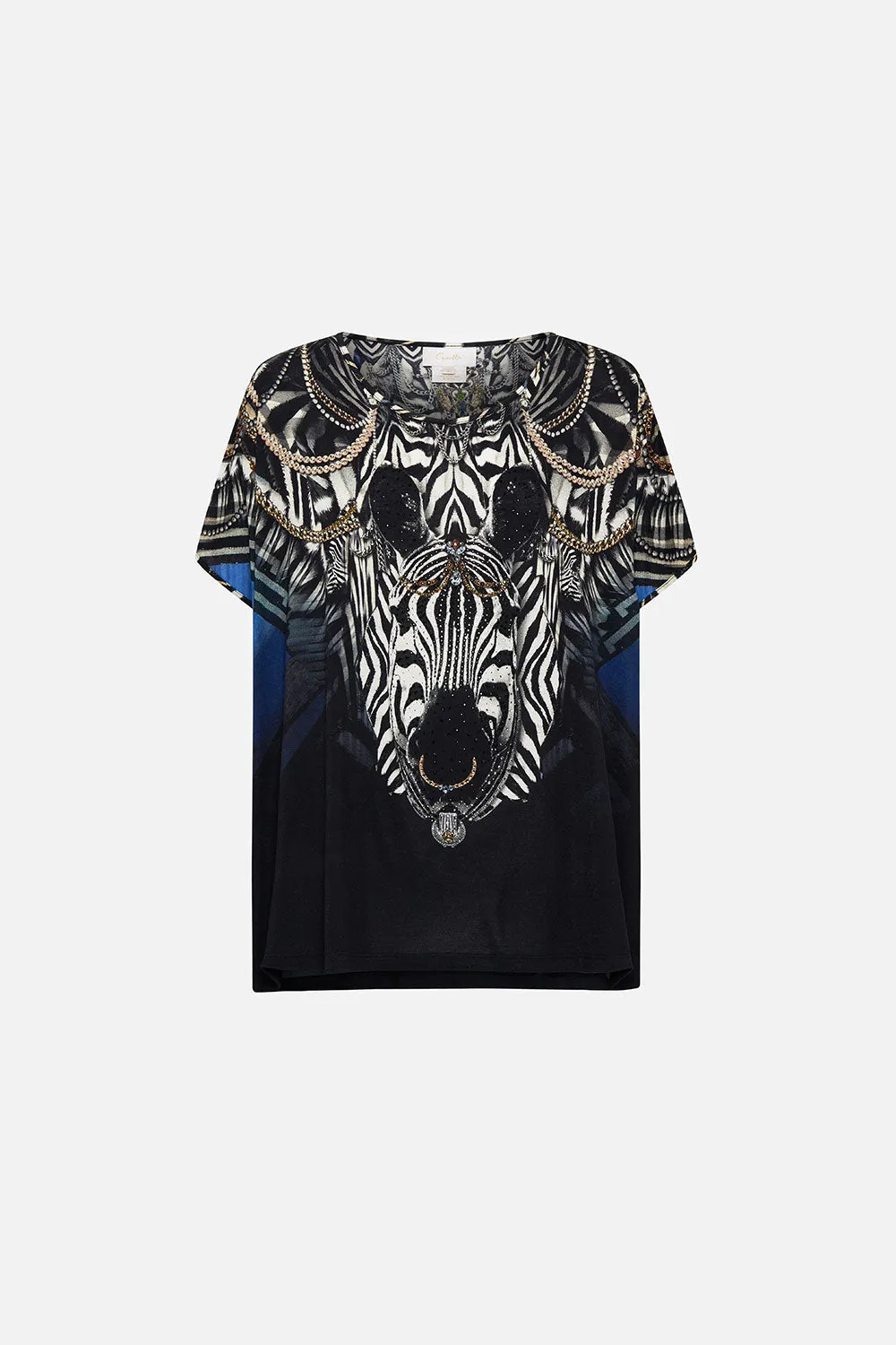 LOOSE FIT ROUND NECK TEE KNIGHT OF THE WILD sold by Camilla product image thumbnail 3