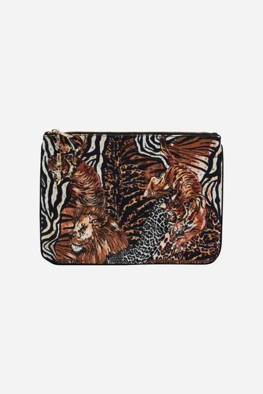 SMALL CANVAS CLUTCH WHATS NEW PUSSYCAT sold by Camilla