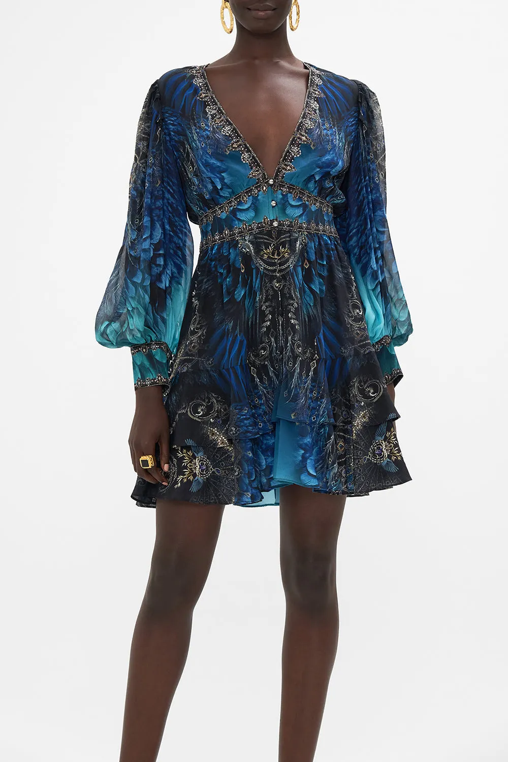 BUTTON FRONT FRILL DRESS GROUND CONTROL sold by Camilla product image thumbnail 5