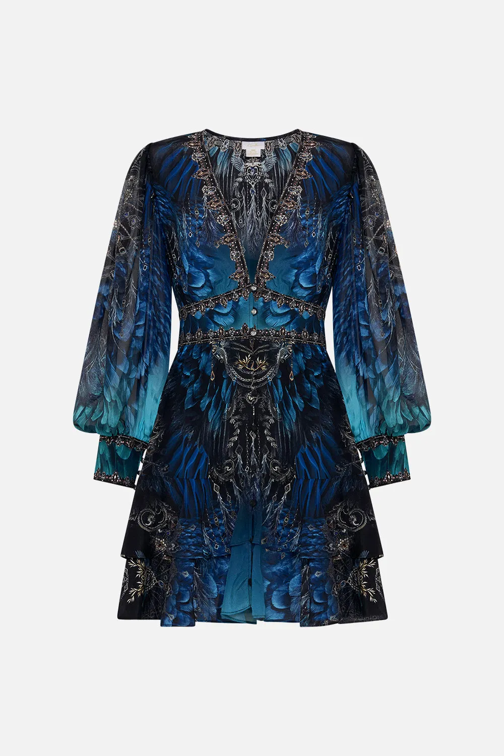 BUTTON FRONT FRILL DRESS GROUND CONTROL sold by Camilla product image thumbnail 3