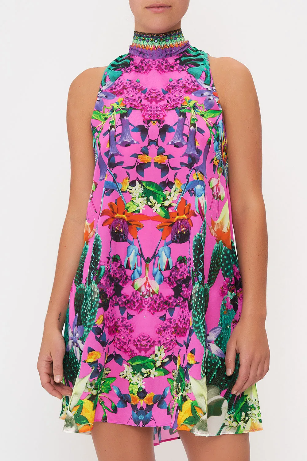 BACK NECK TIE SHORT DRESS EXOTICA EROTICA sold by Camilla product image thumbnail 5