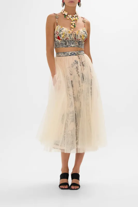 GATHERED BRALETTE ETCHED INTO ETERNITY sold by Camilla