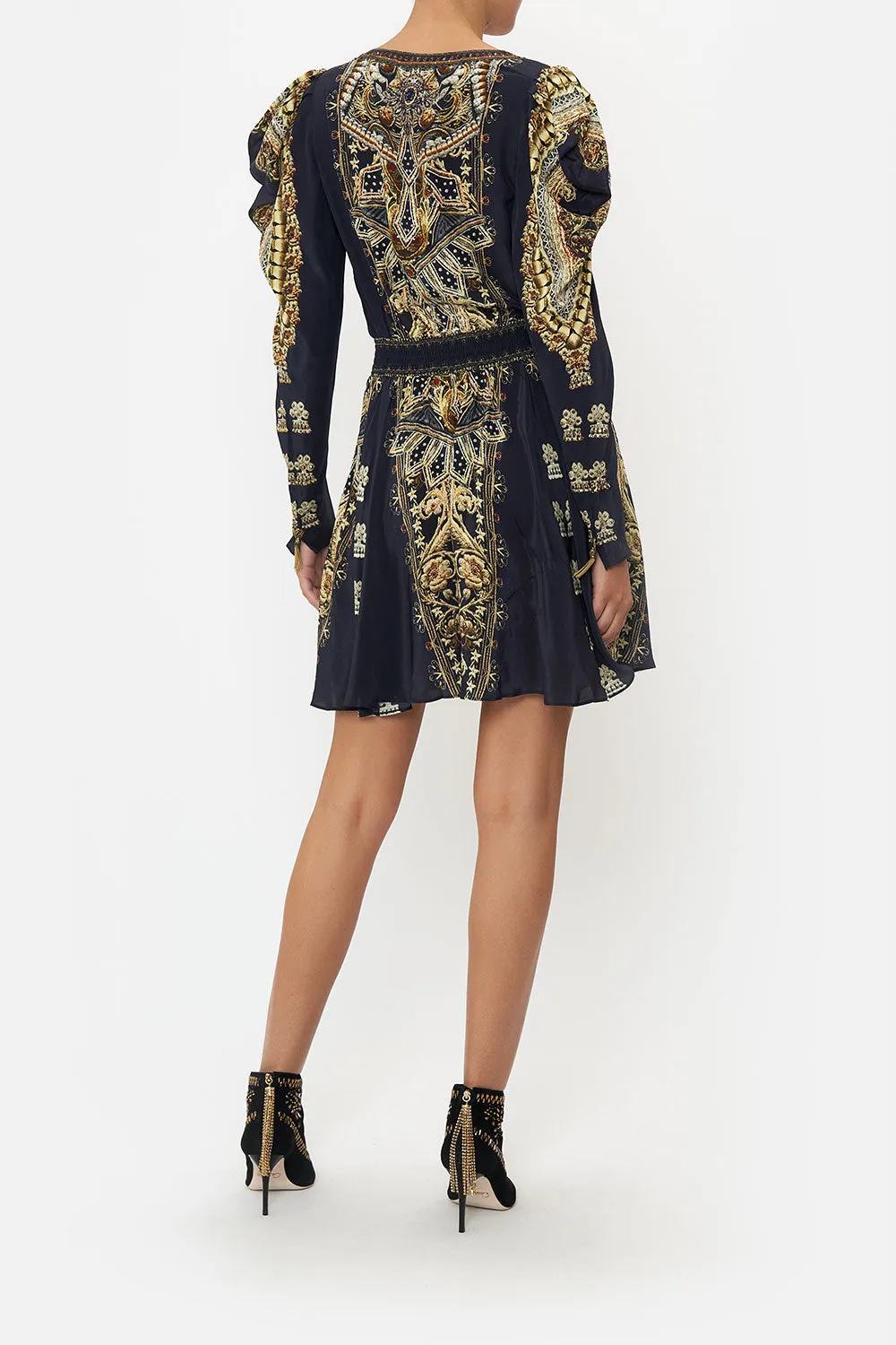 DRAPED SLEEVE SHIRRED DRESS ITS ALL OVER TORERO sold by Camilla product image thumbnail 2