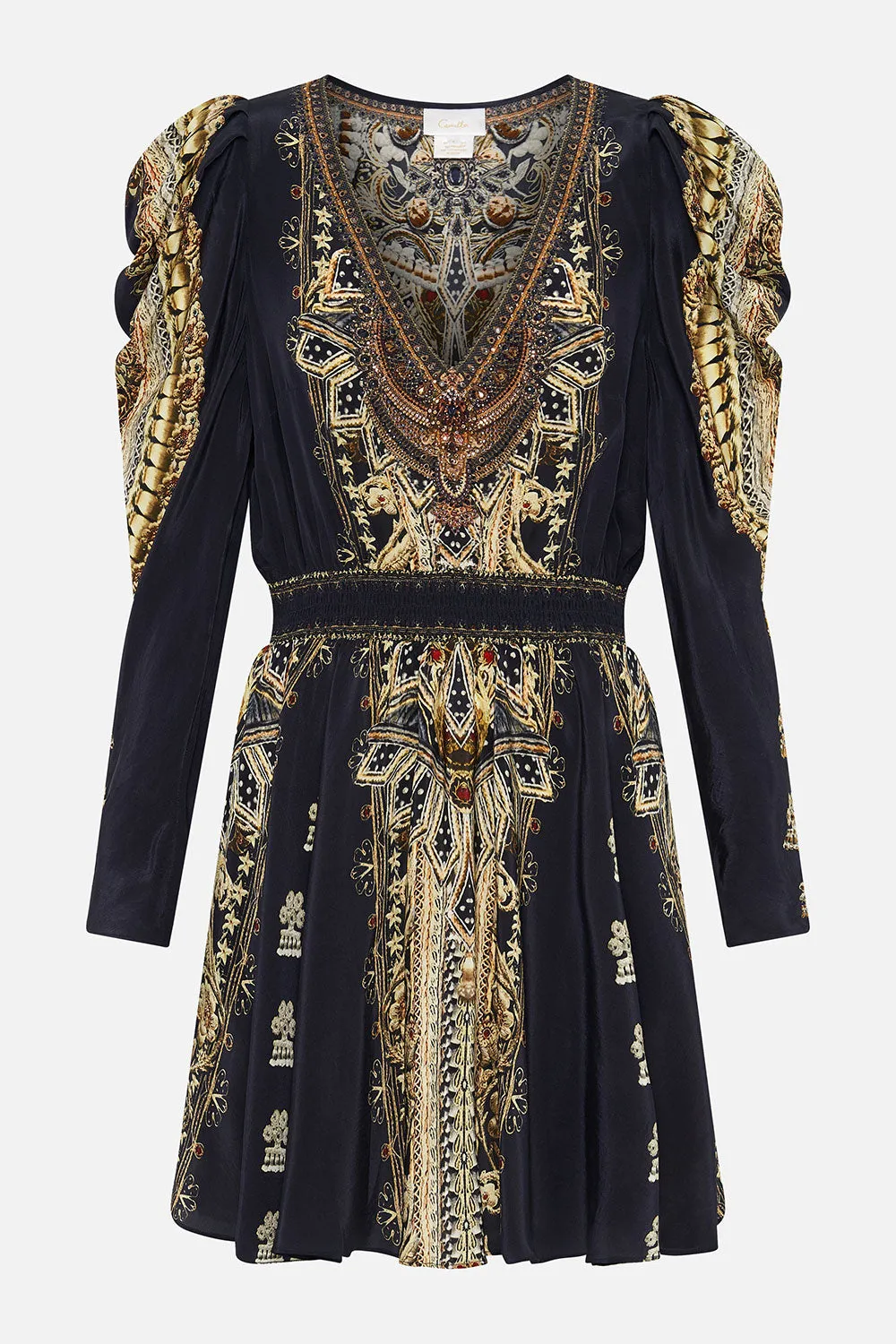 DRAPED SLEEVE SHIRRED DRESS ITS ALL OVER TORERO sold by Camilla product image thumbnail 3