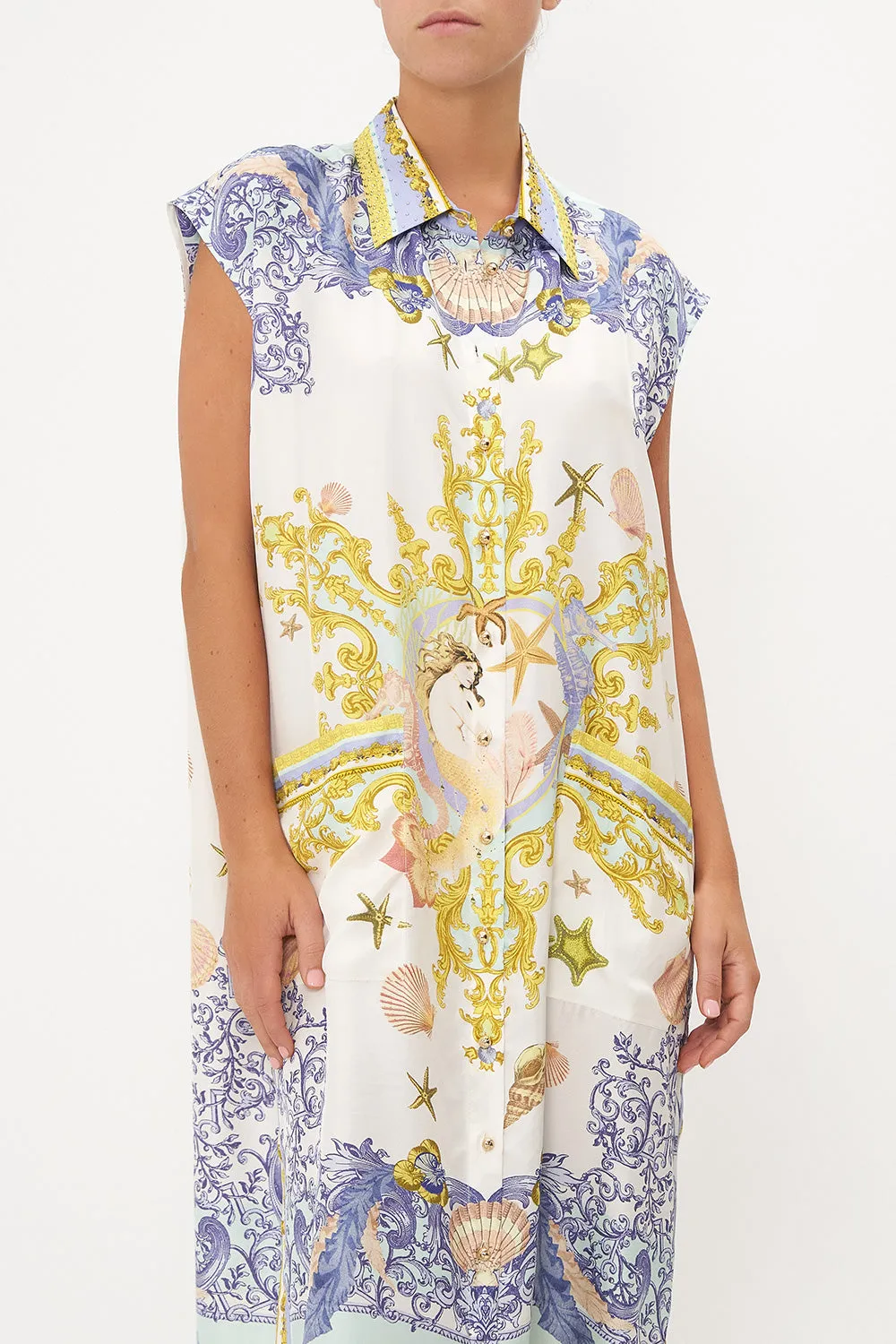 MIDI TUNIC SHIRT DRESS STAR OF THE SEA sold by Camilla product image thumbnail 5